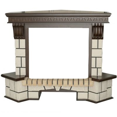 Real-Flame STONE NEW CORNER 26/HL угловой широкий портал