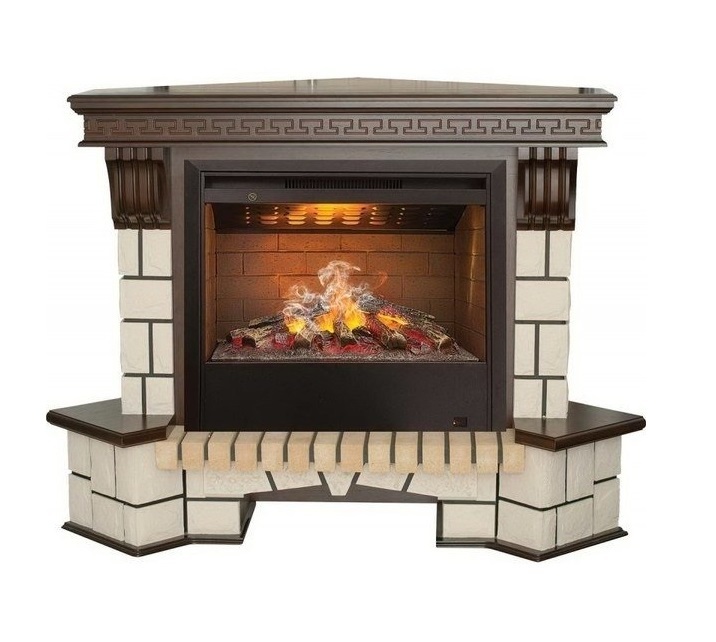 Real-Flame STONE NEW CORNER 26/HL угловой широкий портал