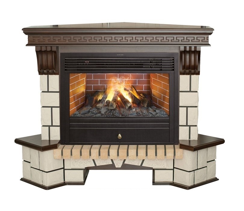 Real-Flame STONE NEW CORNER 26/HL угловой широкий портал