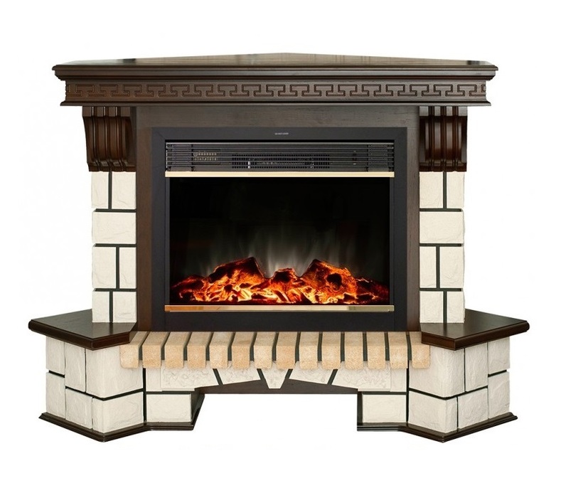 Real-Flame STONE NEW CORNER 26/HL угловой широкий портал