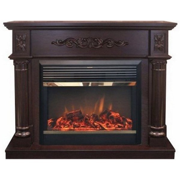 Real-Flame Silvia 26 AO с очагом Moonblaze lux BL/Br напольный прочный электрический камин