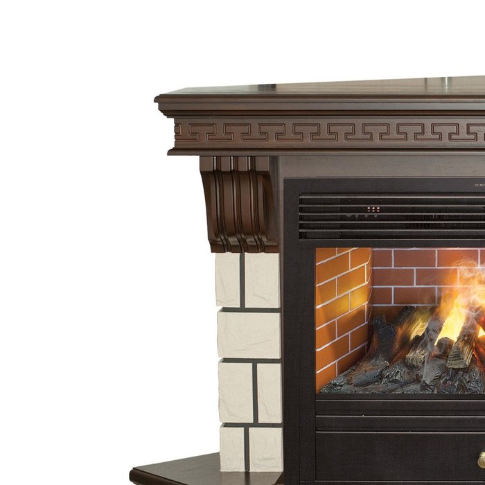 Real-Flame Stone Corner 26/HL AO с очагом 3D Novara в комнату камин с эффектом живого пламени