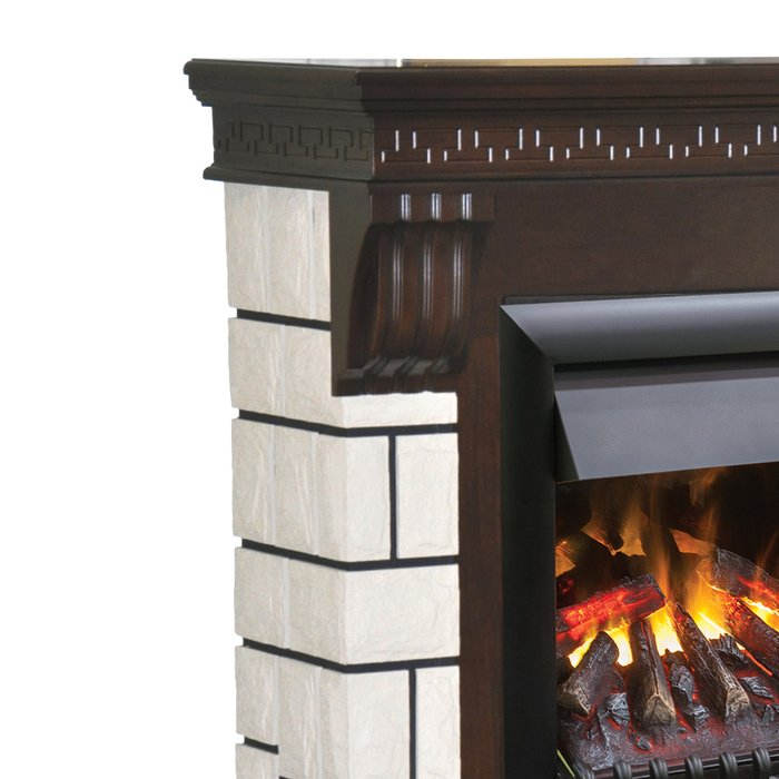 Real-Flame Stone New с очагом 3D Oregan качественный электрокамин 3D