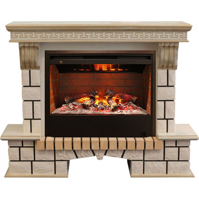 Real-Flame Stone new 26/HL WTG с очагом 3D Helios 26 небольшой лучший каминный комплекс