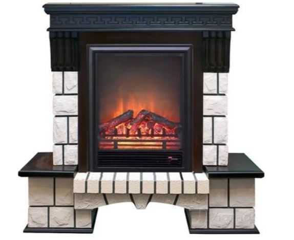 Real-Flame Stone new STD/EUG AO (DN) с очагом Eugene малошумный современный электрический камин