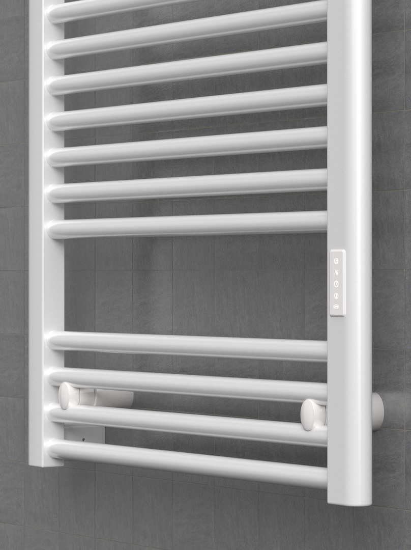 Rifar D-LINE 600x800, белый электрический полотенцесушитель лесенка