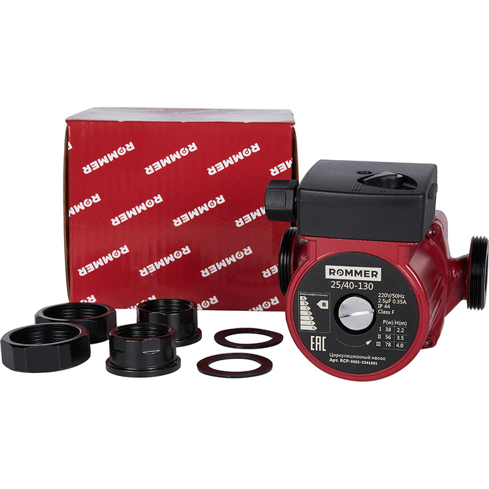 Rommer 25/40-130 циркуляционный насос
