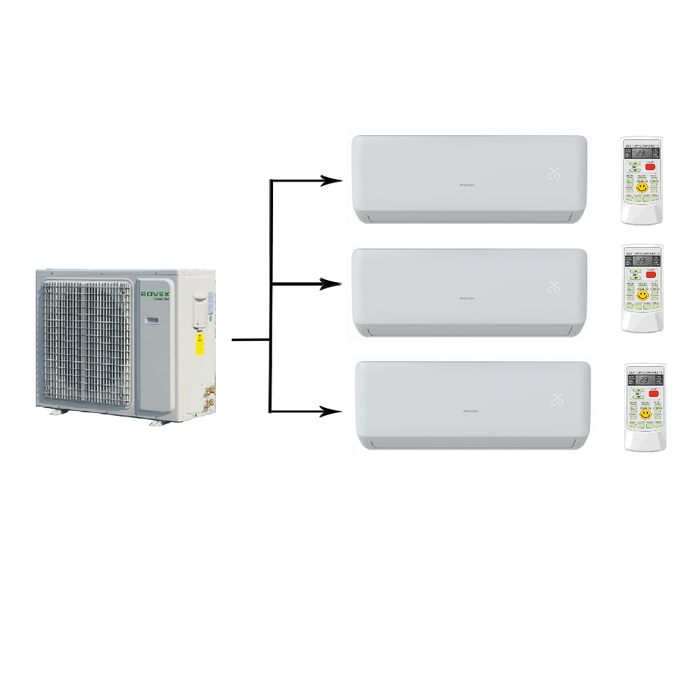 Rovex 3M21UIHA/RS-M07IHA1*3 мульти сплит система на 3 комнаты