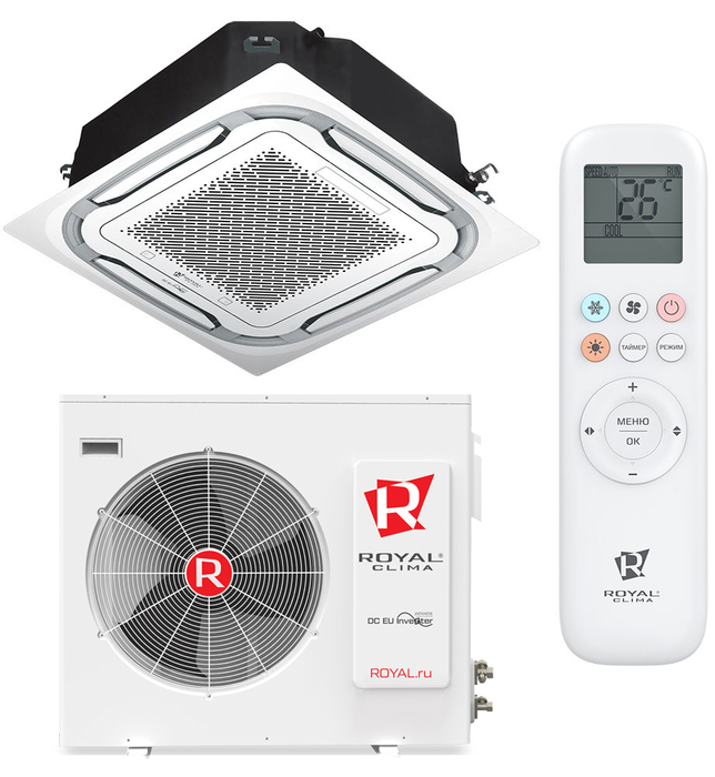 Royal Clima CO-4C 18HNI/CO-E 18HNI/OUT кассетный кондиционер