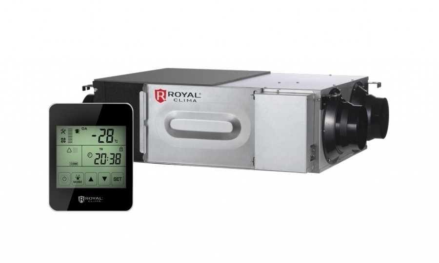Royal Clima RCS 350 2.0 с калорифером приточно-вытяжная вентиляция