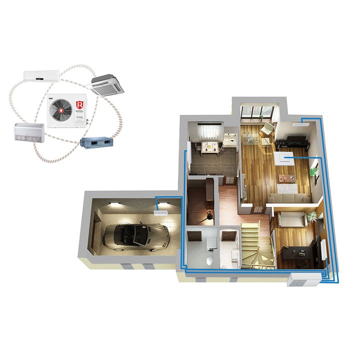 Royal Clima RFM2-18HN/OUT инвернторный наружный блок на 2 комнаты