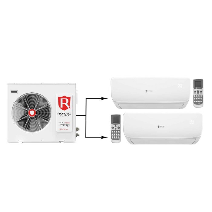 Royal Clima RFM2-18HN/OUT/RCI-VM09HN/IN*2шт мульти сплит система