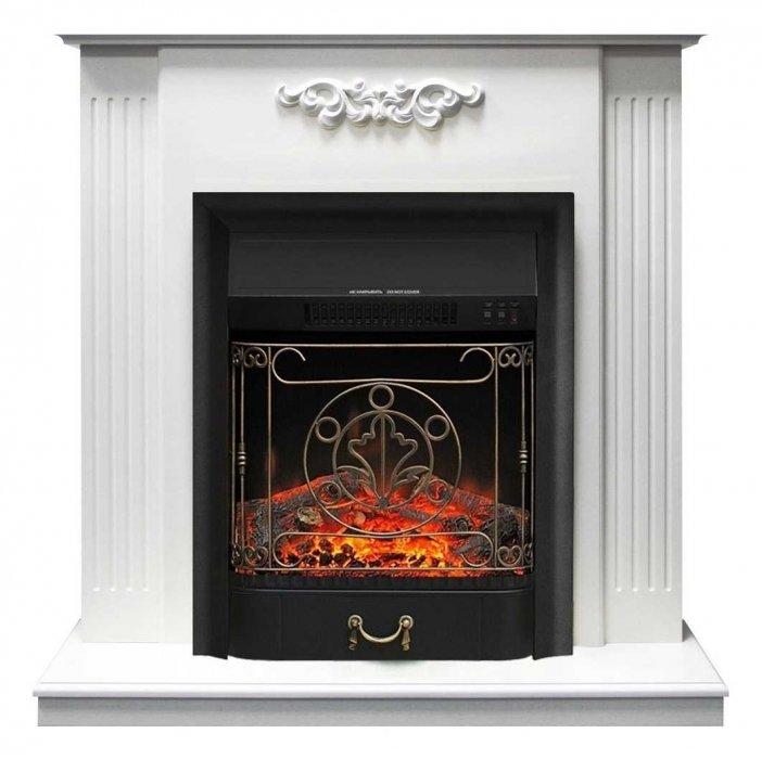 Royal Flame Lumsden STD с очагом Majestic FX BL (Белый дуб) пристенный электрокамин