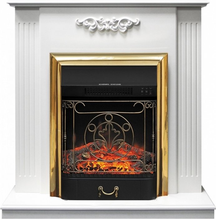 Royal Flame Lumsden STD с очагом Majestic FX BL (Белый дуб) пристенный электрокамин