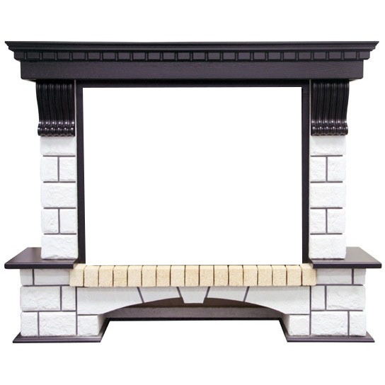 Royal Flame Pierre Luxe под очаги Dioramic 28 FX венге широкий портал