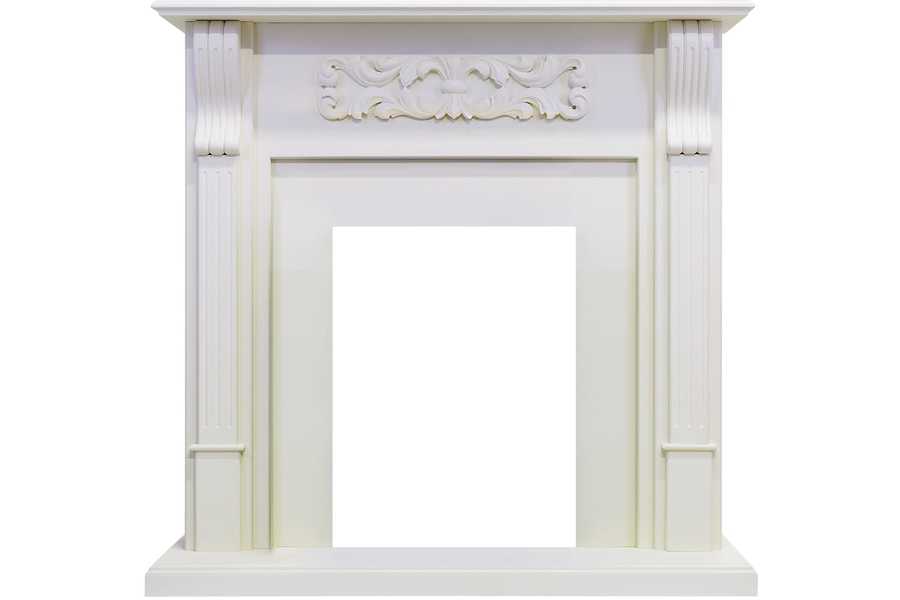 Royal Flame Venice под классический очаг (Фактурный белый) классический портал для камина