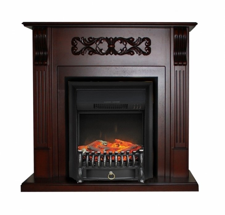 Royal Flame Venice с очагом Majestic FX / Fobos FX электрокамин с классическим очагом 2D