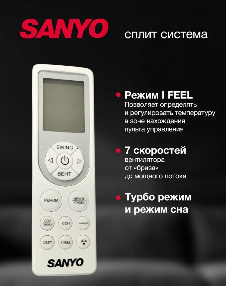 SANYO SN-091RAC/SN-091RDC настенный кондиционер