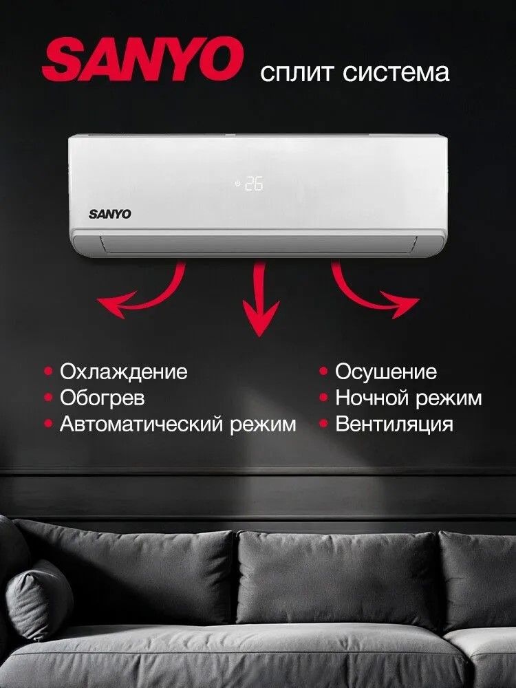 SANYO SN-091RAC/SN-091RDC настенный кондиционер