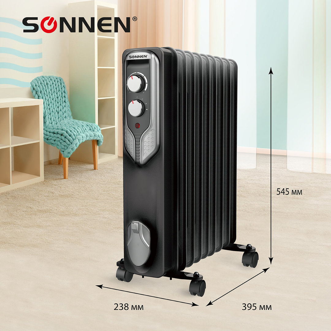 SONNEN DFN-09BL масляный радиатор