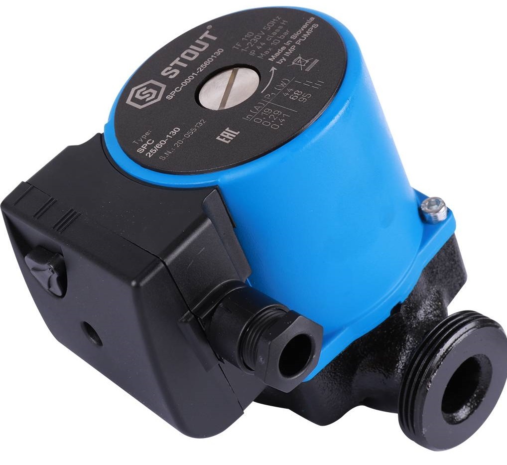 STOUT Насос циркуляционный 25/60-130 мм циркуляционный насос
