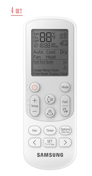 Samsung AJ080TXJ4KH/EA/AJ025TNTDKH/EA*4 внешний блок мульти сплит-системы