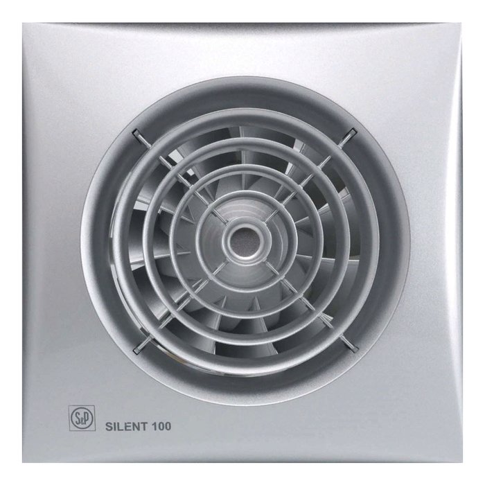 Soler & Palau SILENT-100CHZ SILVER ECOWATT вытяжка для ванной диаметр 100 мм