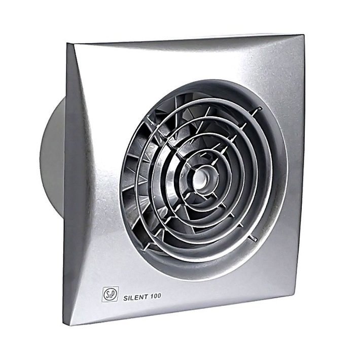 Soler & Palau SILENT-100CRZ SILVER ECOWATT вытяжка для ванной диаметр 100 мм