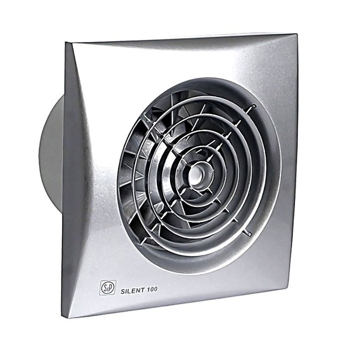 Soler & Palau SILENT-100CZ SILVER ECOWATT вытяжка для ванной диаметр 100 мм