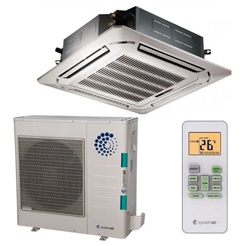 Systemair SYSPLIT CASSETTE 36 HP R кассетный кондиционер