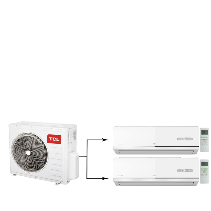 TCL TACM2O-18HIA/TACM-09HRIA/EW*2 мульти сплит-система на 2 комнаты