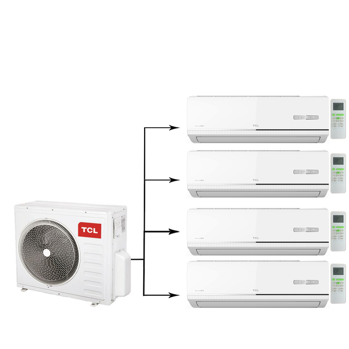 TCL TACM4O-28HIA/TACM-09HRIA/EW*4 мульти сплит-система на 4 комнаты
