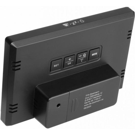 TFA 35.1159.01 черная цифровая метеостанция