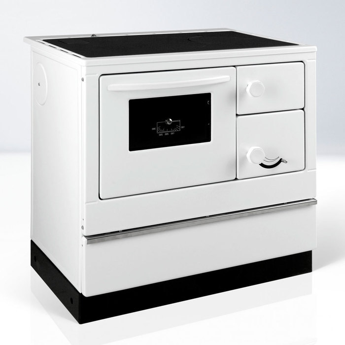 THORMA OKONOM 85/FIKO DELUXE, правая, белая дровяная печь