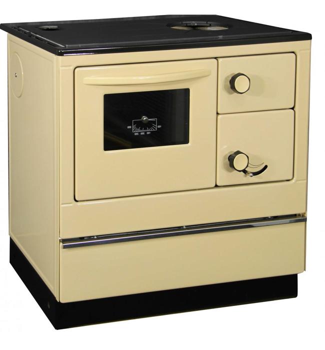 THORMA OKONOM 85/FIKO DELUXE, правая, бежевая дровяная печь