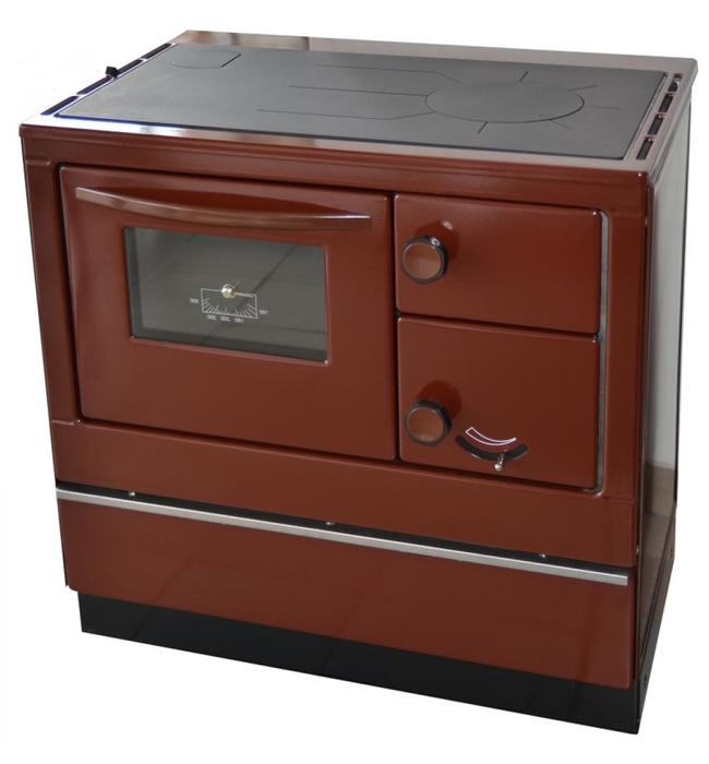 THORMA OKONOM 85/FIKO DELUXE, правая, коричневая дровяная печь