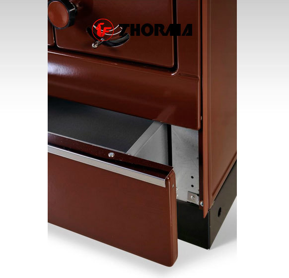 THORMA OKONOM 85/FIKO DELUXE, правая, коричневая дровяная печь