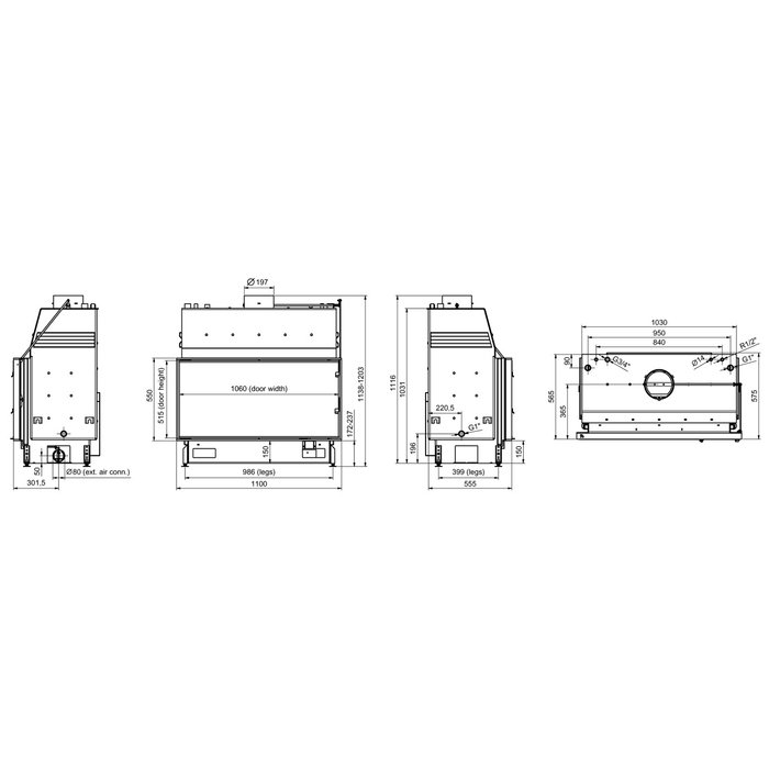 Technical PanAqua 110 EVO дровяная топка