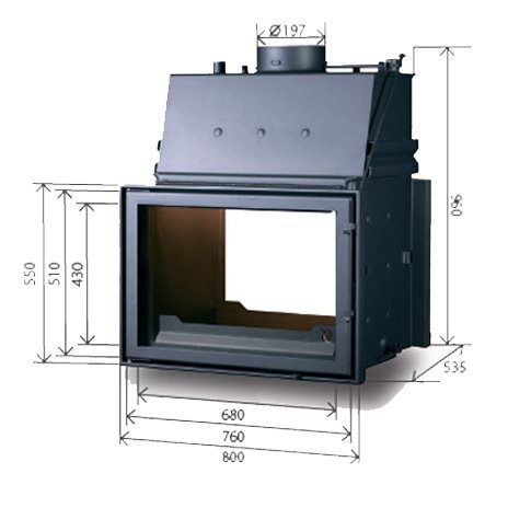 Technical PanAqua 30 kW tunnel дровяная топка