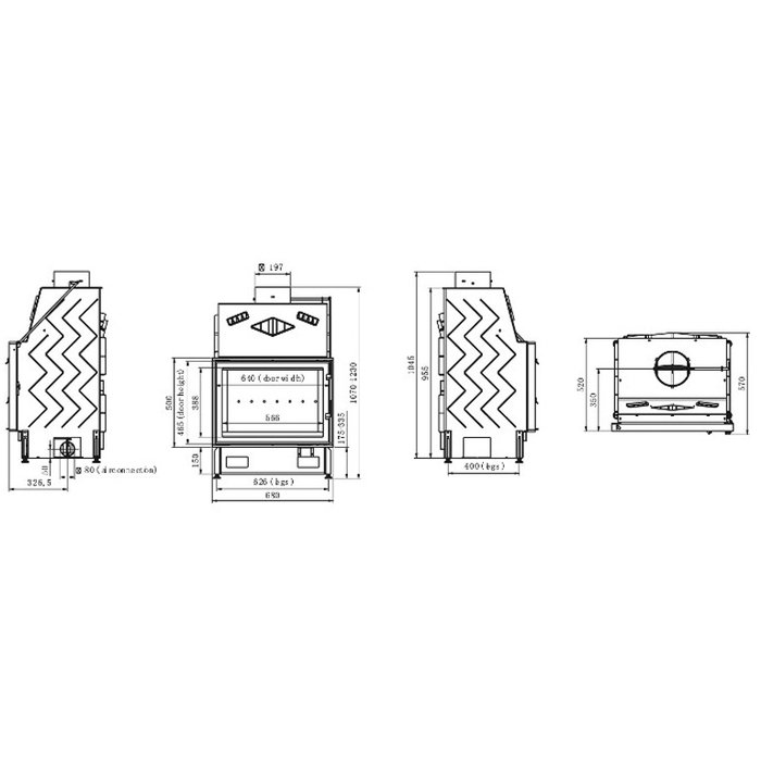 Technical PanTech 68 EVO дровяная топка