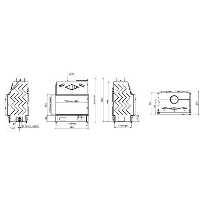 Technical PanTech 80 EVO дровяная топка