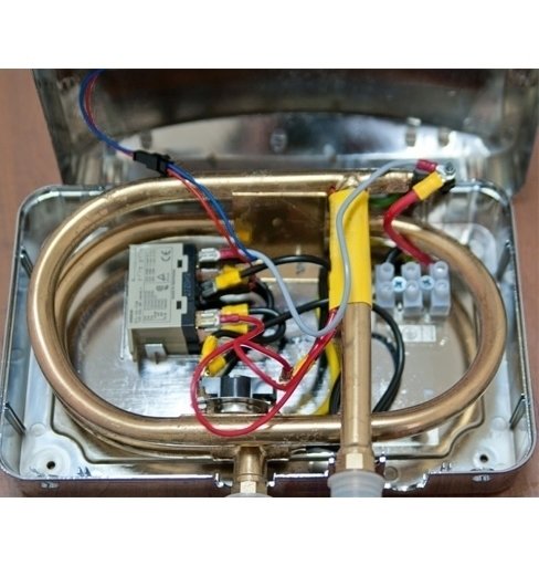 Thermex System 1000 Chrome для дома электрический проточный водонагреватель 10 кВт