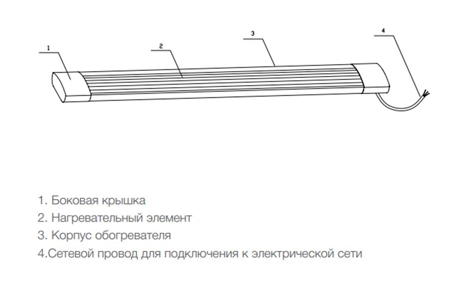 Timberk TCH A5 800 800 Вт потолочный инфракрасный обогреватель
