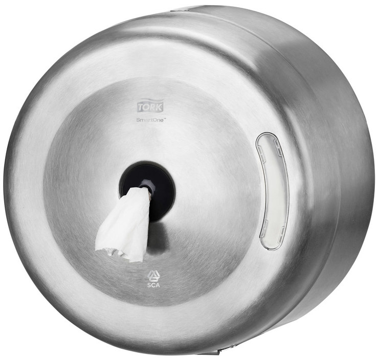 Tork SmartOne Т8 металлик (арт.472054) диспенсер для туалетной бумаги