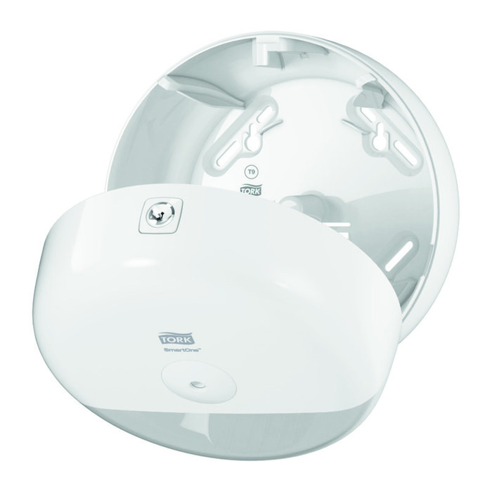 Tork SmartOne в мини-рулонах Т9 белый (арт. 681000) диспенсер для туалетной бумаги