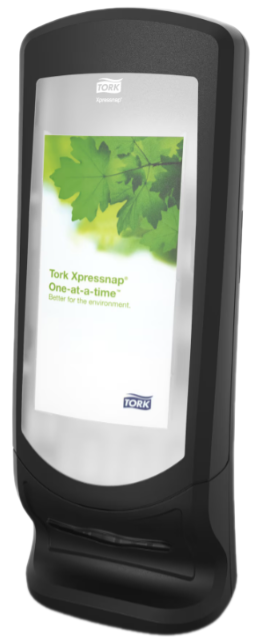 Tork Xpressnap диспенсер большой емкости, черный (арт.272211) диспенсер для бумажных полотенец