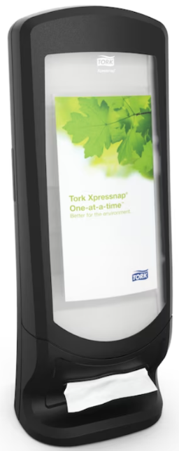Tork Xpressnap диспенсер большой емкости, черный (арт.272211) диспенсер для бумажных полотенец