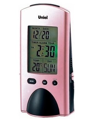 Uniel UTI-74L с метеостанцией компактные настольные часы