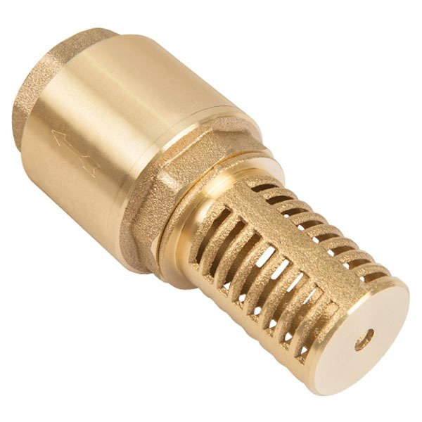 Unipump 1" НР-ВР с сеткой (сетка-латунь, толк.-латунь) обратный клапан
