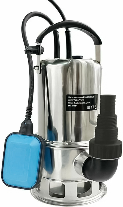 VALFEX 200/8 Н (нерж.) 750 Вт (4/1) фекальный насос